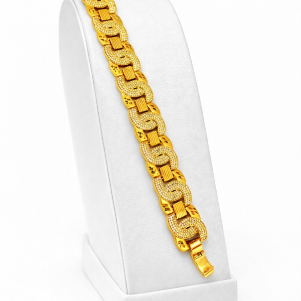 MICRO DIAMOND PRONG CUBAN BRACELET