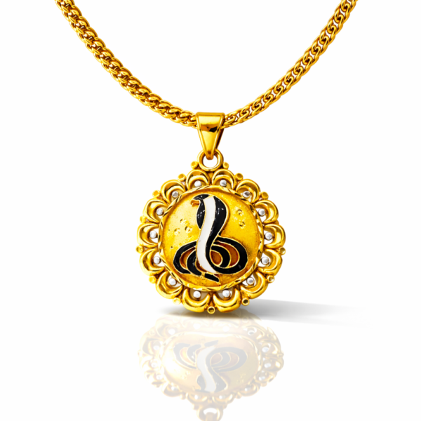 GOLD PLATED GOGA MAHARAJ PENDENT