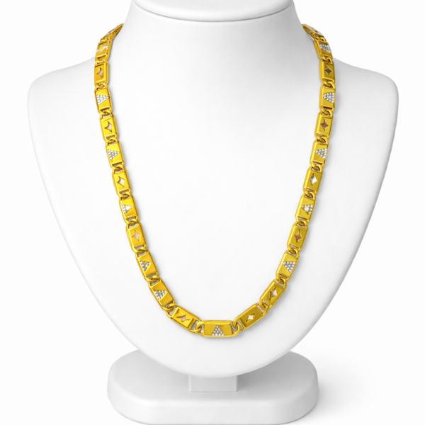 Rvjwels Fashion jewellery for men (1 gram gold plated)