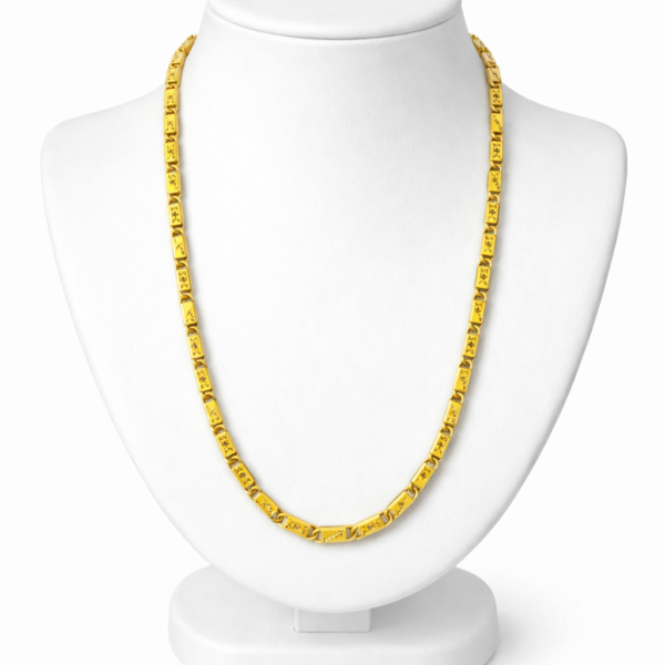 NEW SHORT SKIRT NAWABI CHAIN FOR MEN ( 1 GRAM GOLD PLATED )