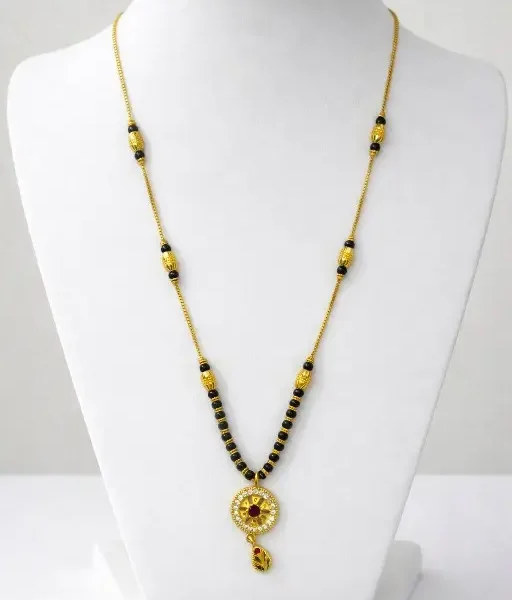 LETAST MANGALSHUTRA GOLD PLATED FOR WOMEN