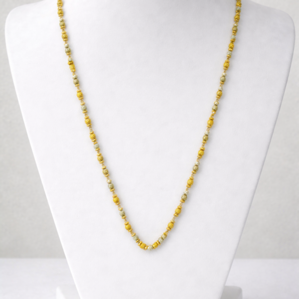 SILVER GOLDEN BOLS CHAIN FOR WOMEN