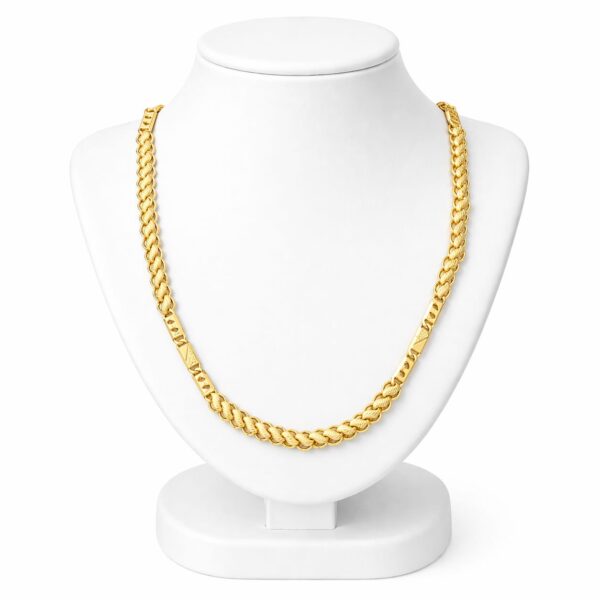 LOTOUS DESIGN GOLD PLATED CHAIN