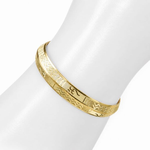 GOLDEN & SILVER DOT. PUNJABI KADA