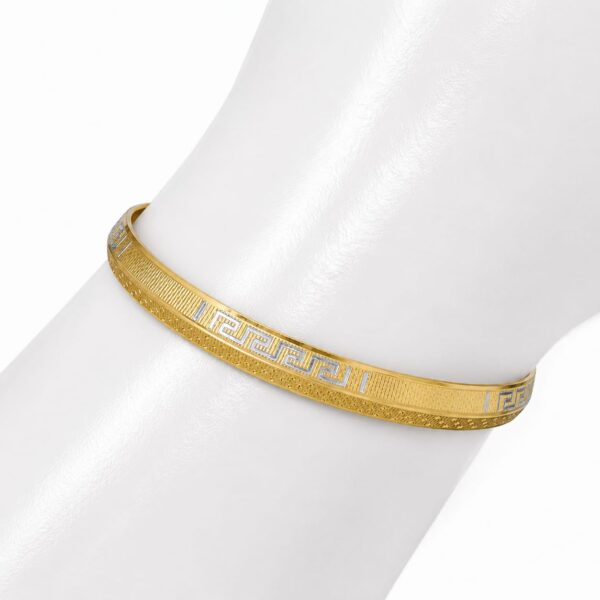 SHINING JEWEL AMRITSARI GOLD PLATED PUNJABI KADA