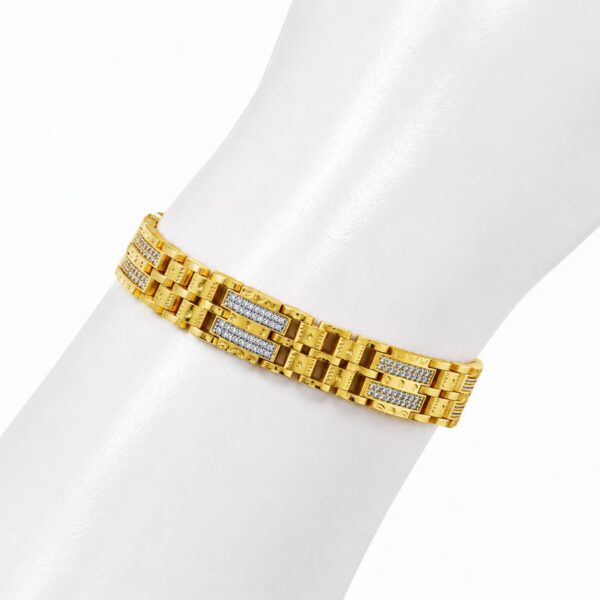 1 GRAM GOLD PLATED AMAZING DESIGN BRACLET FOR MEN