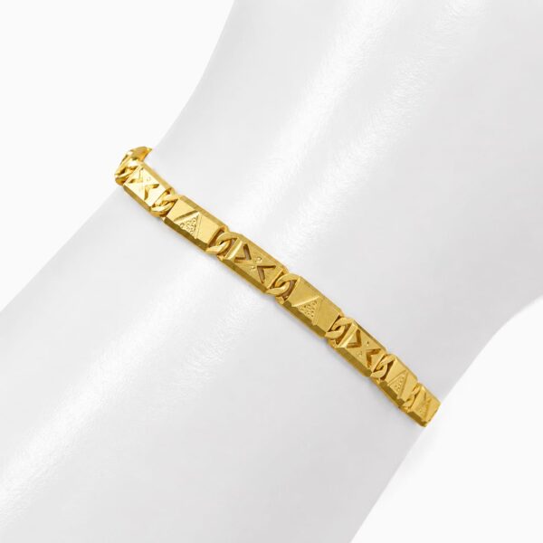 BISCUIT DESIGN BRACLETE FOR MEN
