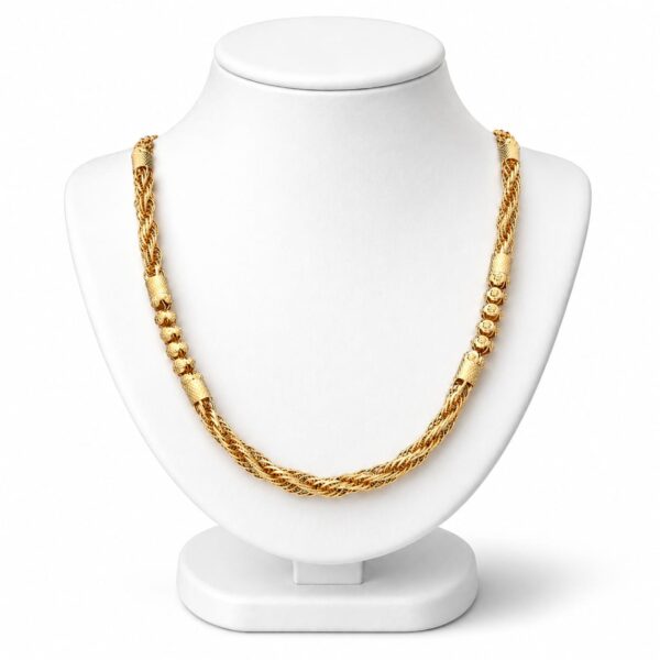 Artificial Gold chain for men(1 gram gold plated)