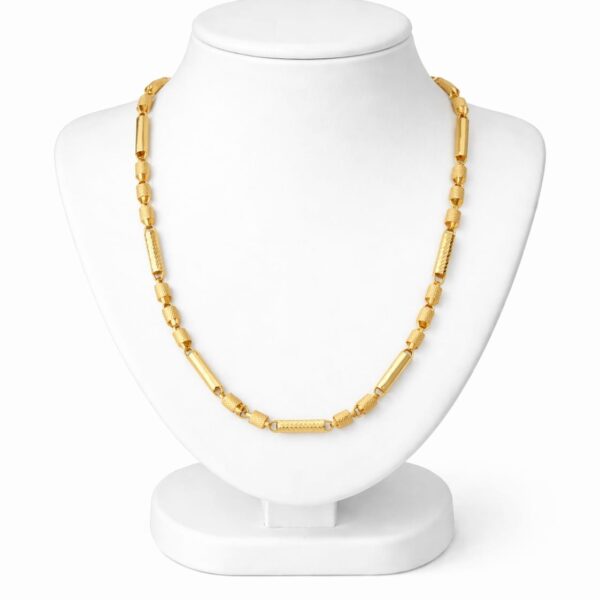 Delicate Design with Nawabi chain for men ( 1 gram gold plated)
