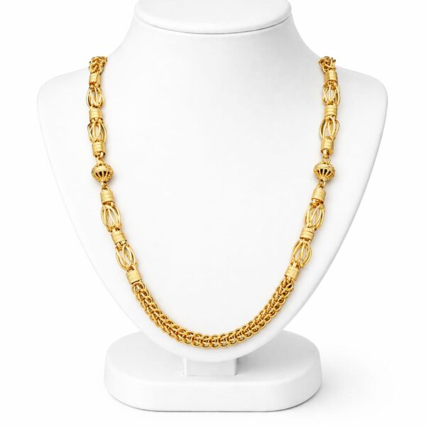 FASHION FILLS MEN'S LOTUS GOLDEN CHAIN FOR MEN