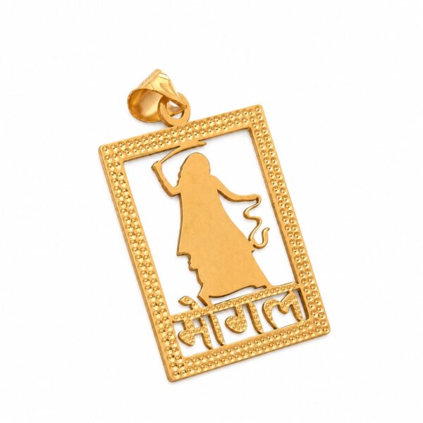 1 GRAM GOLD FORMING MAA MOGAL PENDANT